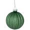 3-Finish Glass Christmas Ball and Onion Ornaments - 3" (80mm) - Forest Green - 9ct